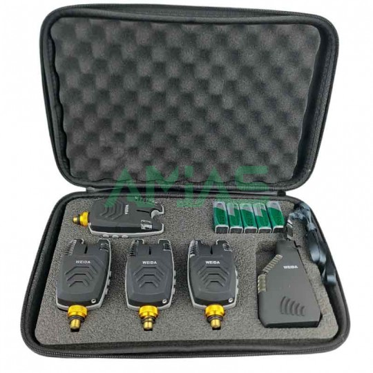 Набор сигнализаторов с пейджером Weida (Kaida) 4+1